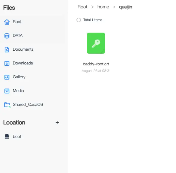 Exporting Root Certificate